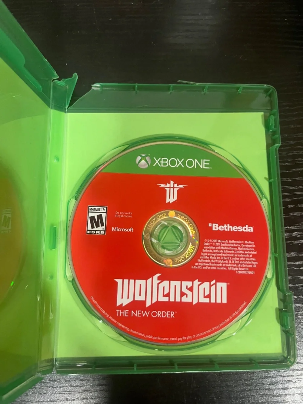 Wolfenstein: The New Order (Microsoft Xbox One, 2014)